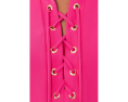 Платье Trina Turk Collared Lace-Up с воротником и плиссировкой