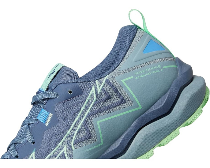 Трейловые кроссовки Mizuno Wave Daichi 9 с подошвой Vibram для бездорожья