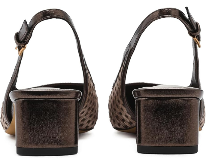 Лодочки A-Amelie 2 Slingback с текстильным верхом и острым носком