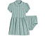 Striped Knit Oxford Shirtdress & Bloomer (Infant)