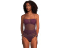 BECCA топ-танкини Muse Hadlee Bandeau Mesh Overlay