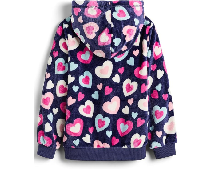 Hatley детская флисовая кофта Bunches of Hearts с цветочным узором