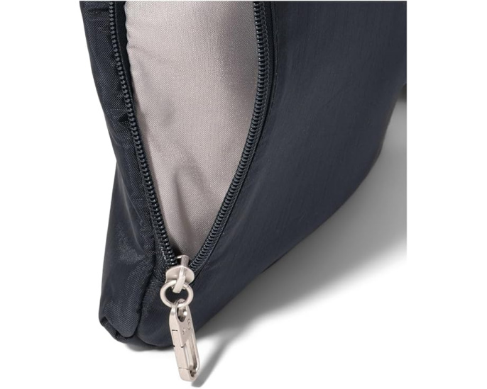 Baggallini Securtex антикражевая слинг сумка Half Moon с защитой от порезов
