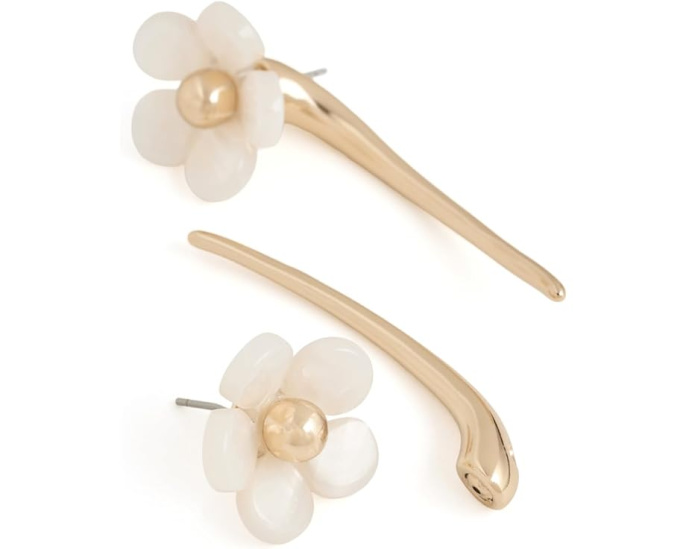 Серьги Summer Daze Flower Statement от Kate Spade New York белые