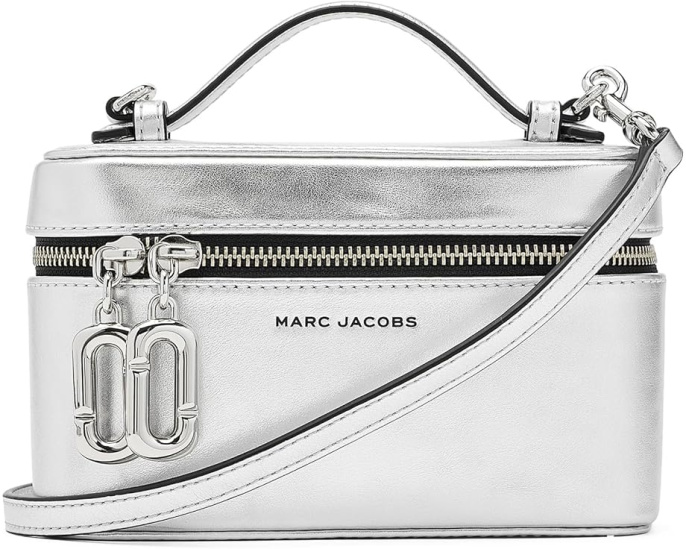 Косметичка Marc Jacobs с металлическим эффектом J Marc Vanity Bag