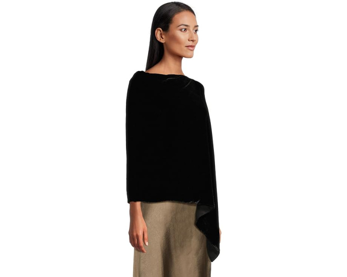 Бархатное пончо Eileen Fisher для изысканного образа