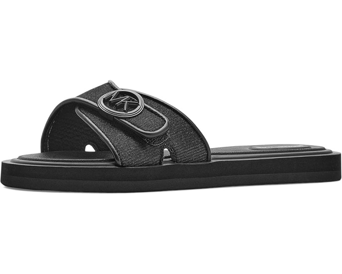 Сланцы Mk Pool Slides с логотипом MK и формованной стелькой от MICHAEL Michael Kors