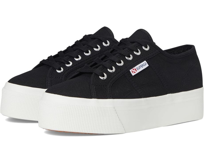 Кроссовки Superga 2790 Platform на платформе из хлопкового канваса