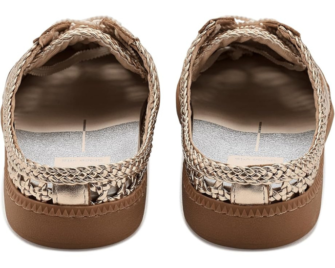 Слипоны Dolce Vita Notice Slide Woven с плетеным верхом из кожи