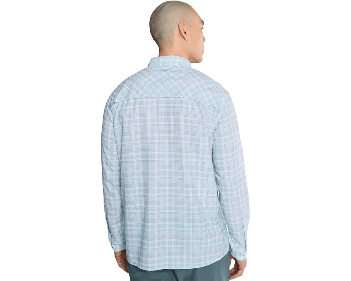 Рубашка Vineyard Vines Permit Plaid Performance Harbor из перфорированной ткани