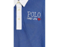 Платье Polo Ralph Lauren Logo Cotton Mesh Rugby Dress для малышей