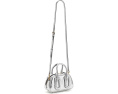 Babe Mini Top-Handle In Metallic Leather