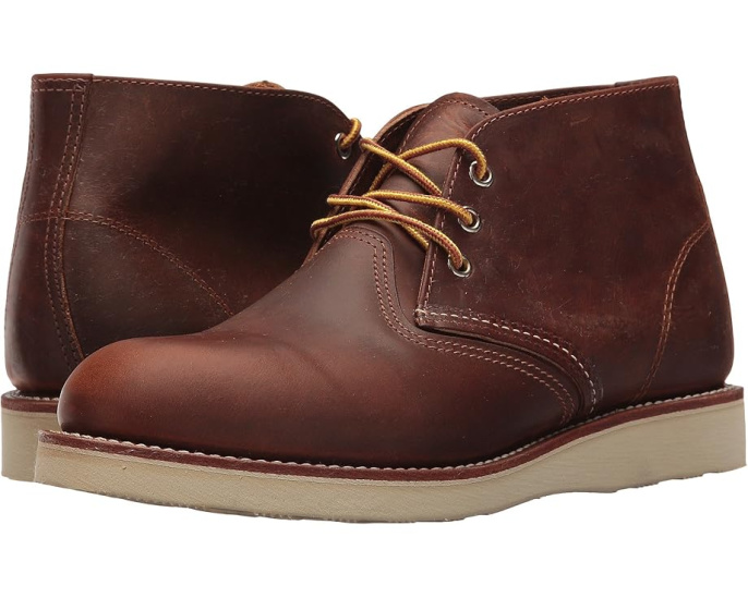 Ботинки Work Chukka от Red Wing Heritage с кожаным верхом и подошвой из креповой резины