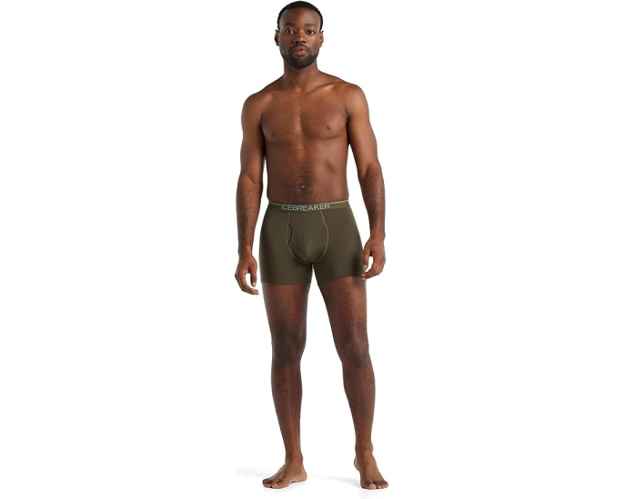 Трусы-боксеры Icebreaker Anatomica с гульфиком из мериносовой шерсти
