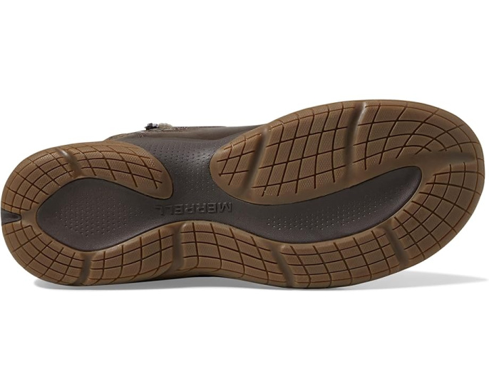 Ботинки Merrell Encore Ice 5 Mid Zip с водонепроницаемой кожей и утеплением