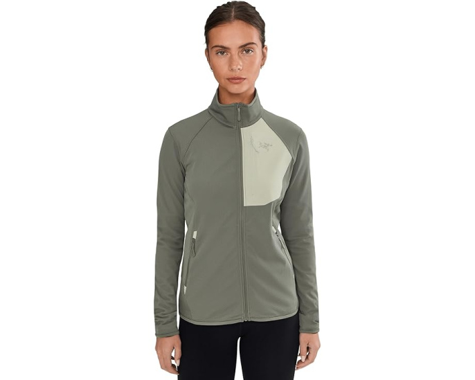 Толстовка Arc'teryx Delta из флиса Polartec Power Dry с карманами на молнии