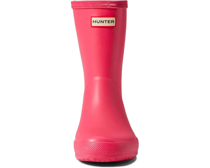 Детские резиновые сапоги Hunter Kids First Classic с плоской подошвой для первых луж