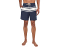 Faherty All Day Boardshorts шорты с полоской синего ночного цвета