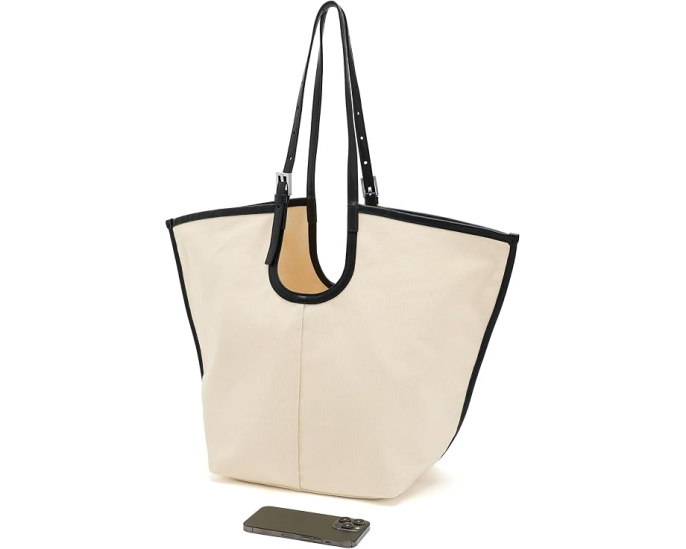 Сумка AllSaints Ara East/West Canvas Tote из переработанного хлопка