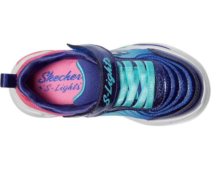 Кроссовки Skechers Wavy Beams Ombre Express со светящейся подошвой