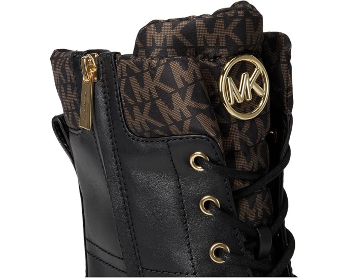 Ботильоны MICHAEL Michael Kors Cade на каблуке из коричневой искусственной замши