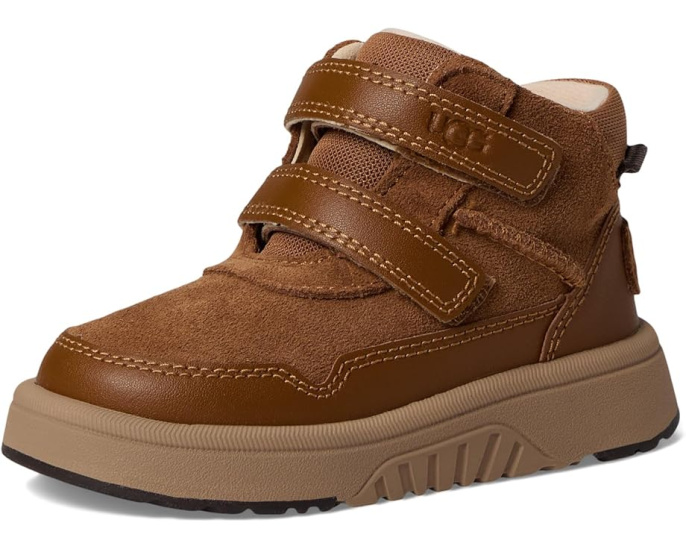 Кроссовки Rennie от UGG Kids из замши и кожи с застежкой на липучке