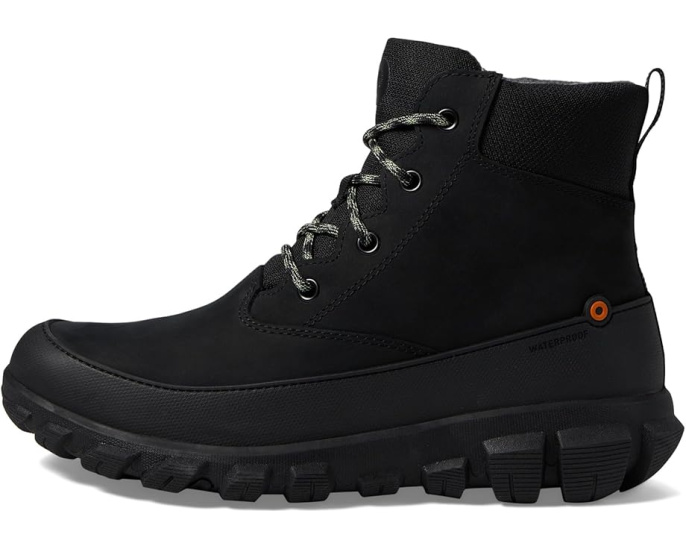Ботинки Bogs Cedar Mid Lace на шнуровке с кожаным верхом и рейтингом комфорта до -25°C