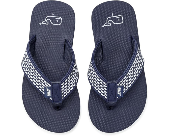 Детские шлепанцы Micro Whale Foam Flip Flops от Vineyard Vines