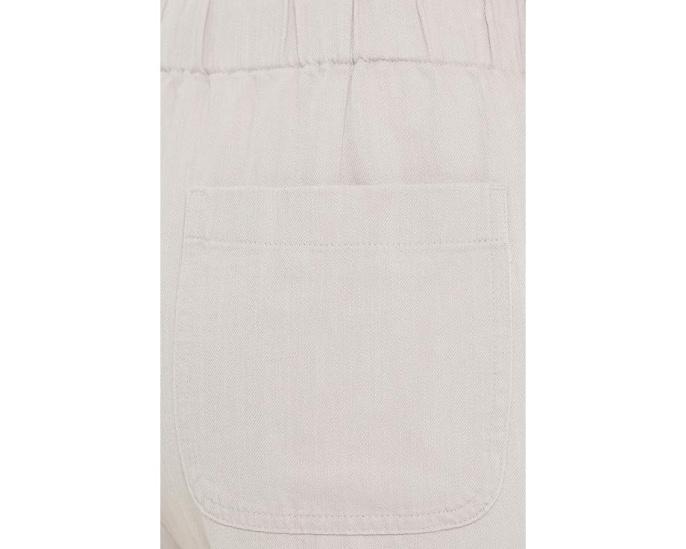 Белые удлиненные прямые брюки Eileen Fisher из льна и органического хлопка