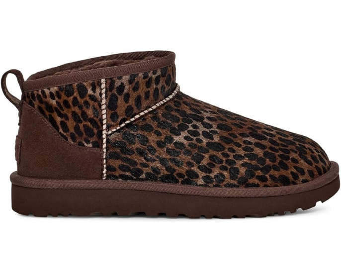 Ботинки UGG Classic Ultra Mini Caspian из телячьей кожи с уникальным принтом