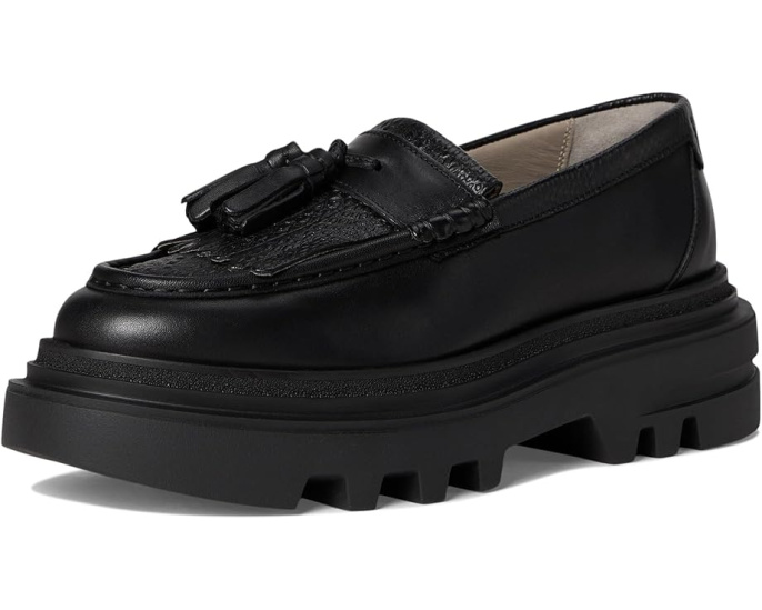 Лоферы AllSaints Beth с кисточками на массивной подошве
