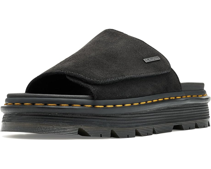 Сланцы Dr. Martens Zebzag из замши EH с липучкой