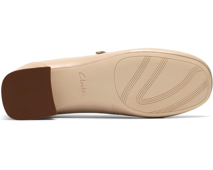 Туфли Clarks Daiss 30 Bar из лаковой кожи с ремешком и каблуком 30 мм