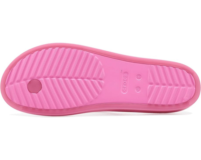 Crocs шлепанцы Miami на танкетке с минималистичными ремешками