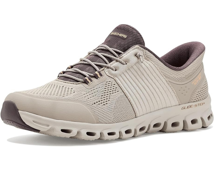 Кроссовки SKECHERS Stargaze Hands Free Slip Ins с геометрией Glide Step и сетчатым верхом