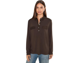 Длинный рубашка Kauai Woven Trim с плетеной отделкой Tommy Bahama