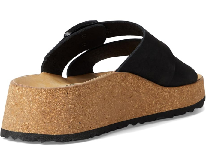 Сандалии Birkenstock Almina Platform из нубука на пробковой стельке