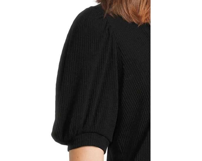 Michael Stars топ Quinn Puff Sleeve с пышными рукавами