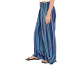 Свободные брюки Day's End Free People из льна с полоской на резинке