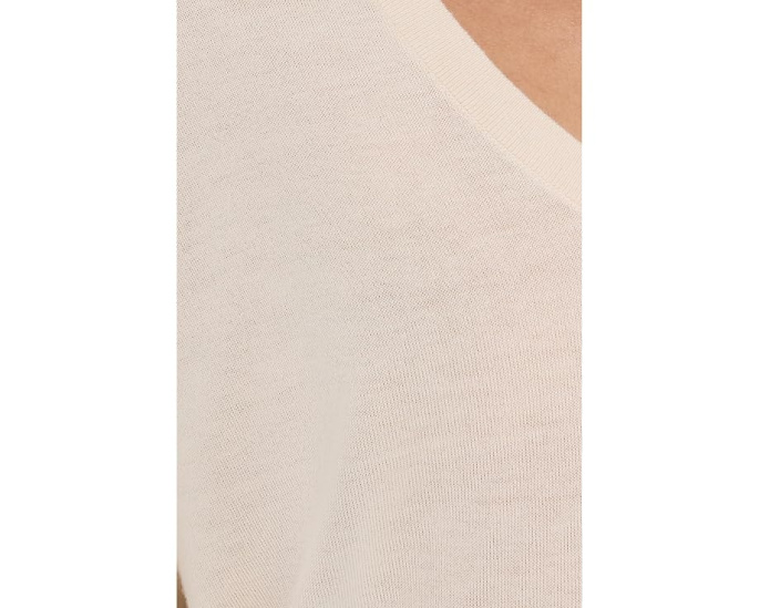 Modal-Silk-Blend V-Neck Sweater