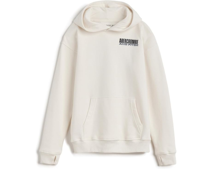 Толстовка с капюшоном abercrombie kids для детей с карманом кенгуру