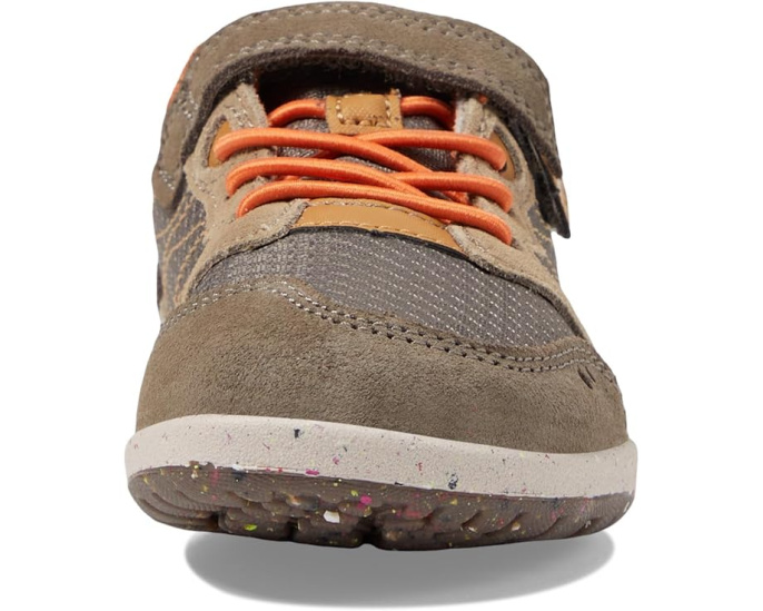 Кроссовки Merrell Bare Steps A83 для малышей с кожаным верхом и застежкой на липучке