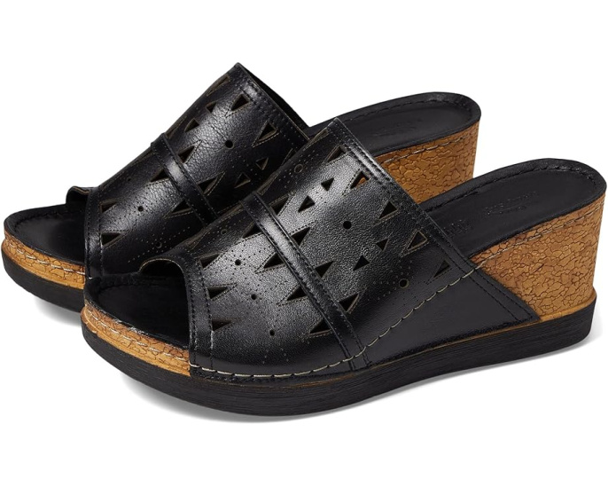 Туфли Spring Step Fusawedge на клине с геометрической перфорацией