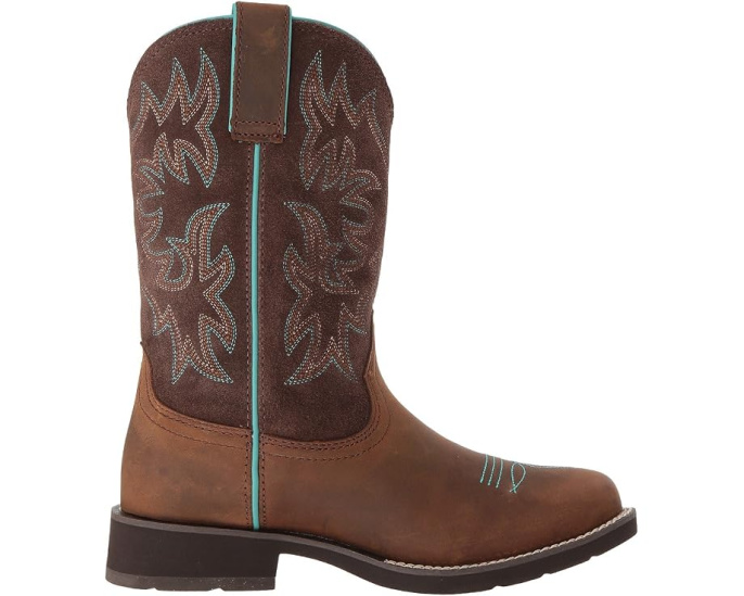 Сапоги Ariat Delilah с круглым мысом коричневые