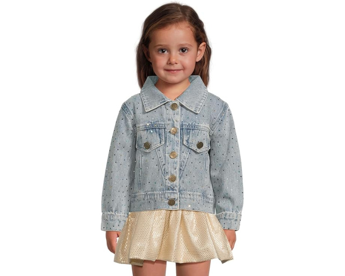 Джинсовая куртка Rainbow Sparkle Denim Jacket от Lola and The Boys