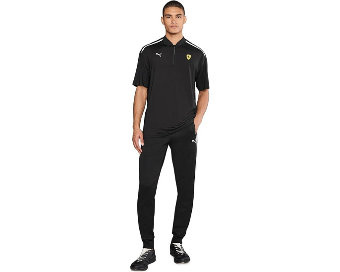 Поло PUMA Scuderia Ferrari Premium из ультрамягкой ткани Cloudspun с молнией
