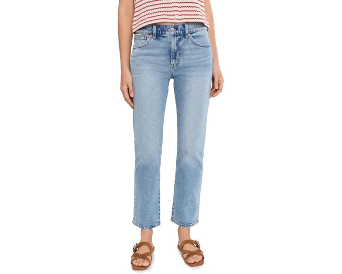 Джинсы Madewell Jules Slim Straight в цвете Raebrook
