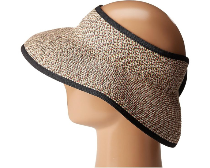 Козырек San Diego Hat Company UBV002 с лентой, широкий