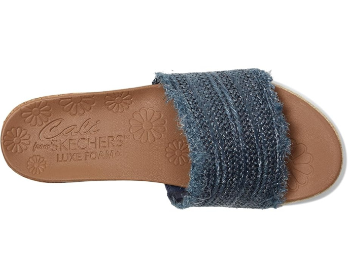 Сандалии Skechers Breezie Radiant Feels на пробковой платформе с ремешком из рафии