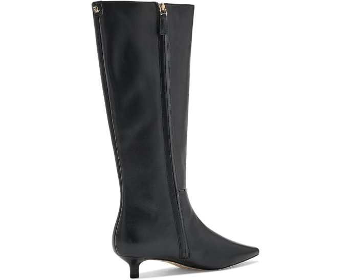 Francesca Calfskin Tall Boot Heels